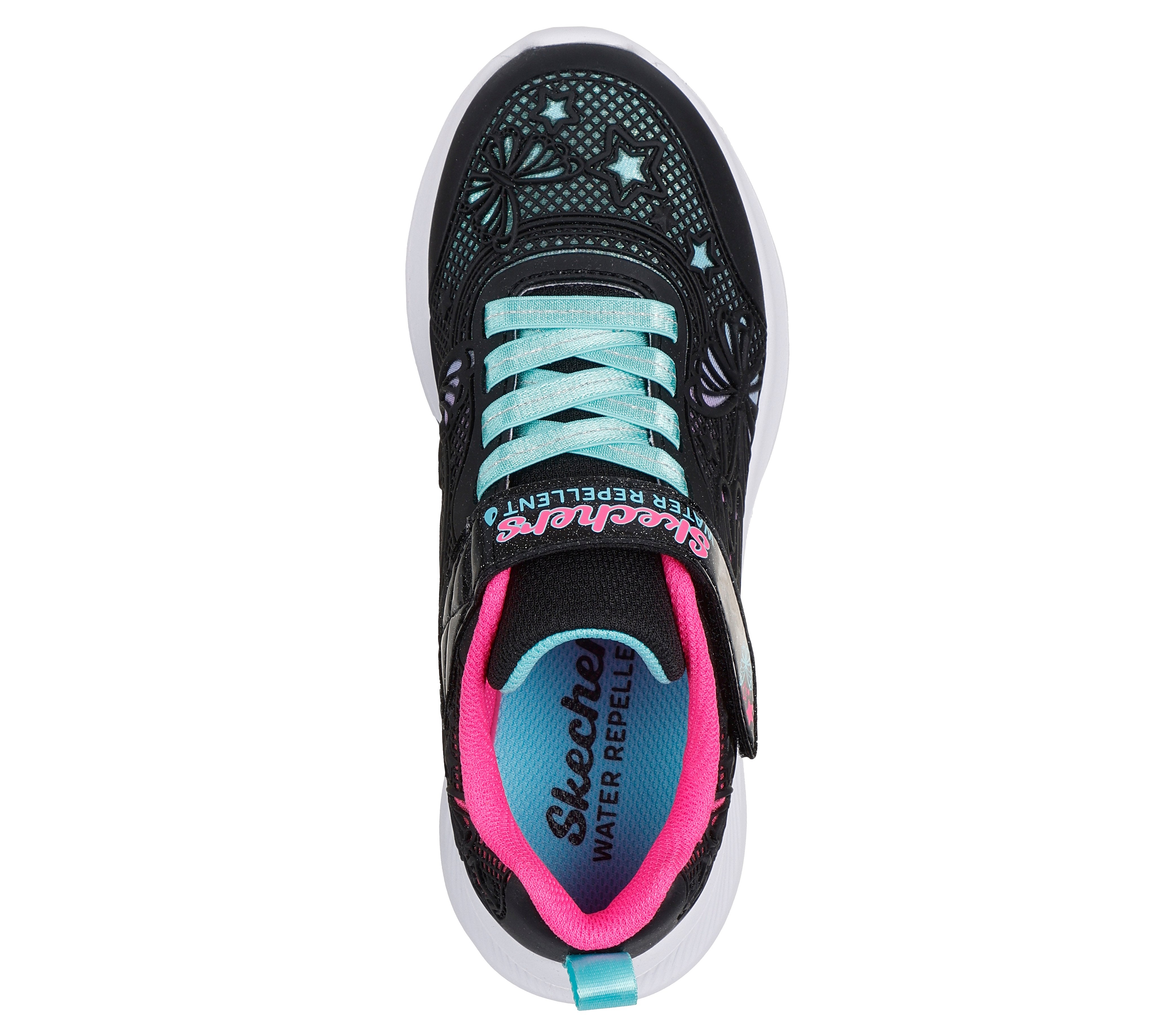 Skechers Skechers Jumpsters 2.0 Butterfly Flush 303380L Black / Multi Girls Trainer Black Girls