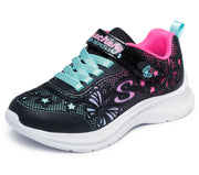 Skechers Jumpsters 2.0 Butterfly Flush 303380L Black / Multi Girls Trainer