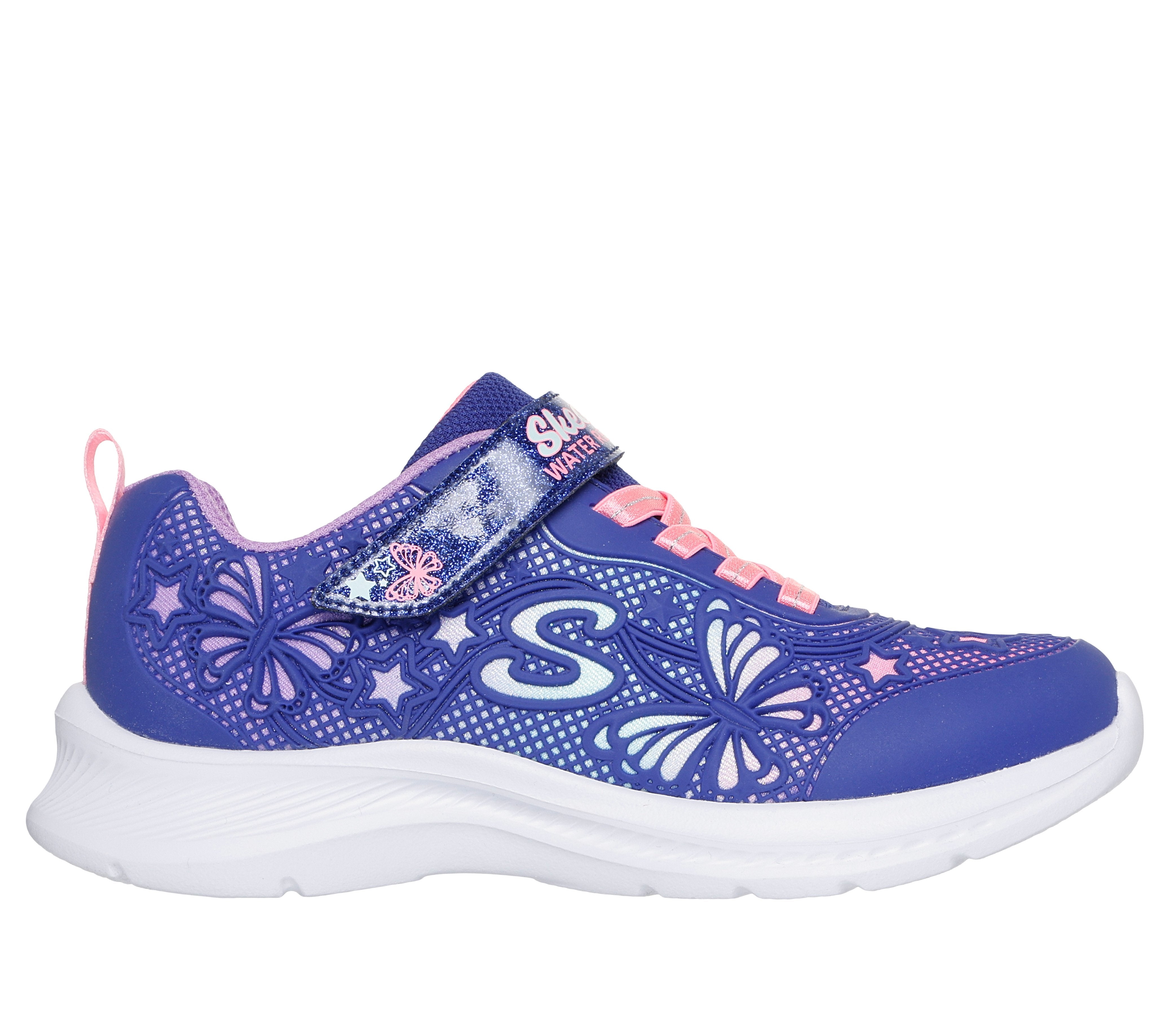 Skechers Skechers Jumpsters 2.0 Butterfly Flush 303380L Girls Navy / Multi Trainer NVMT Girls