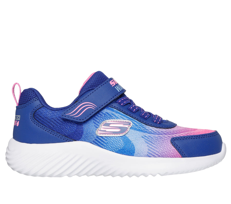 Skechers 303452L Bounder Hydra Cool Girls Waterproof Navy Trainer