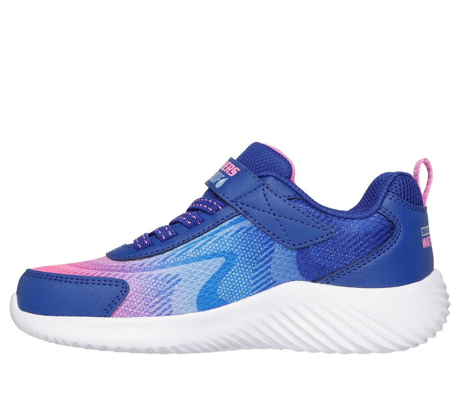 Skechers 303452L Bounder Hydra Cool Girls Waterproof Navy Trainer