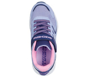 Skechers Microspec Tread 303642L Girls Periwinkle Trainer