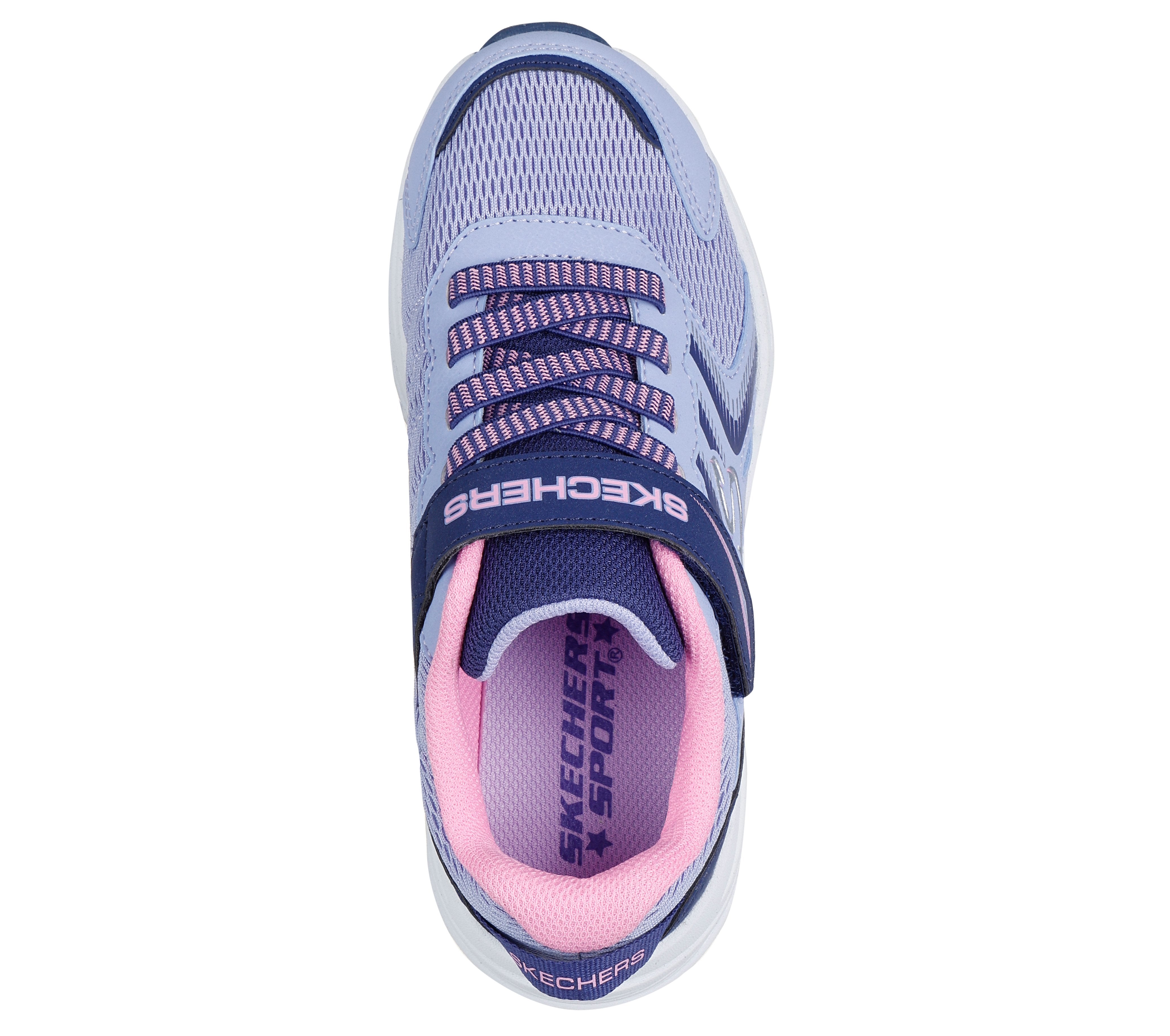 Skechers Skechers Microspec Tread 303642L Girls Periwinkle Trainer Periwinkle Girls