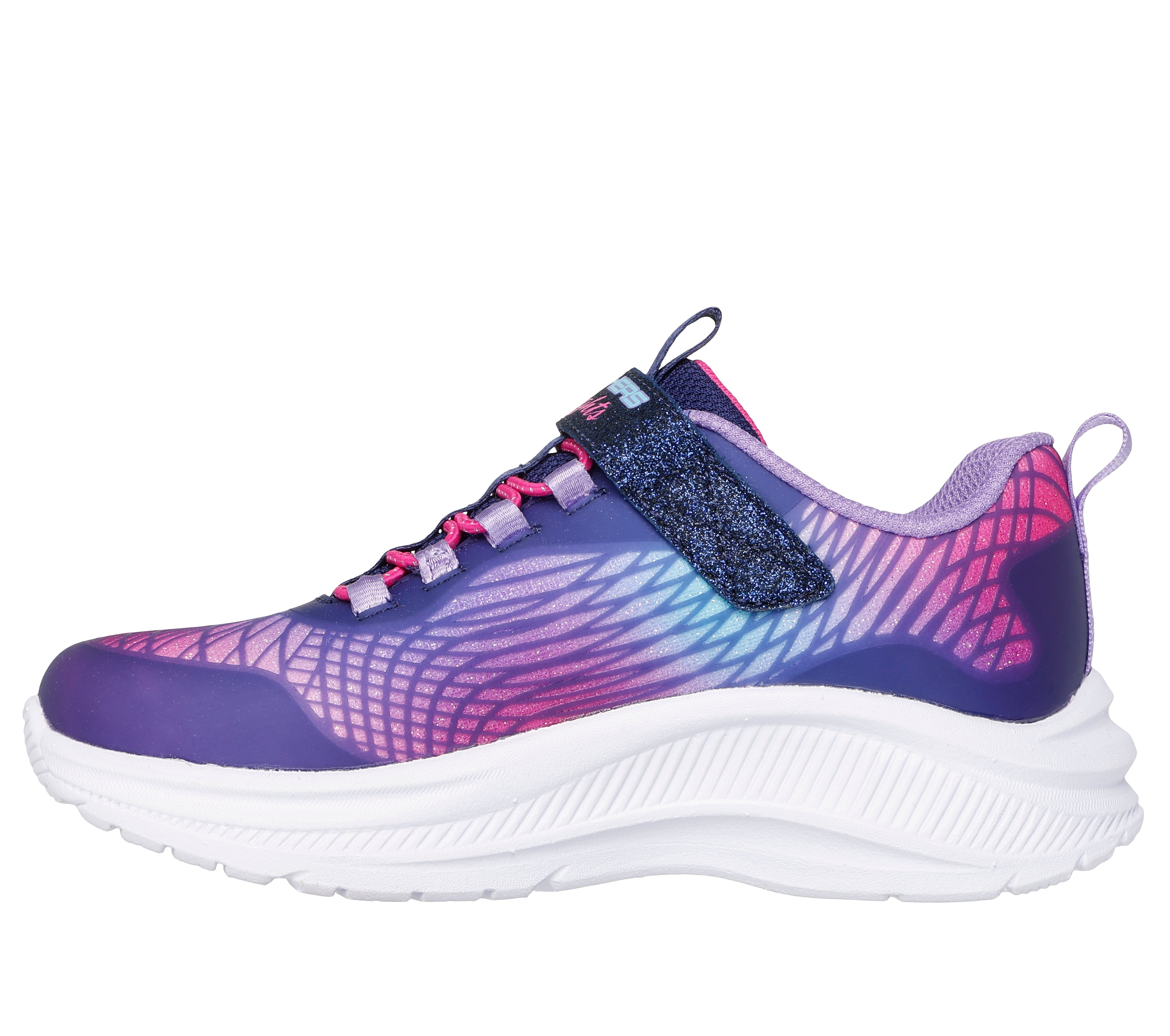 Skechers Skechers Rainbow Cruisers Reflection 303722L Girls Navy Lights Trainer NVMT Girls