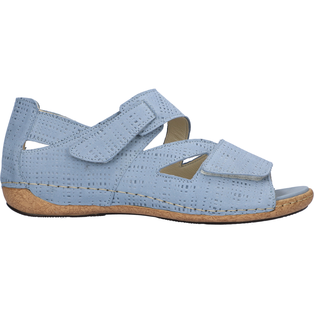 Waldlaufer Heliett 342025-177-267 Ladies Blue Sandals