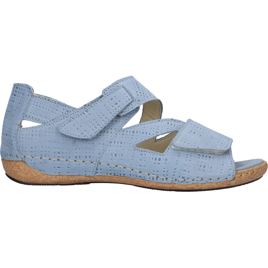 Waldlaufer Heliett 342025-177-267 Ladies Blue Sandals