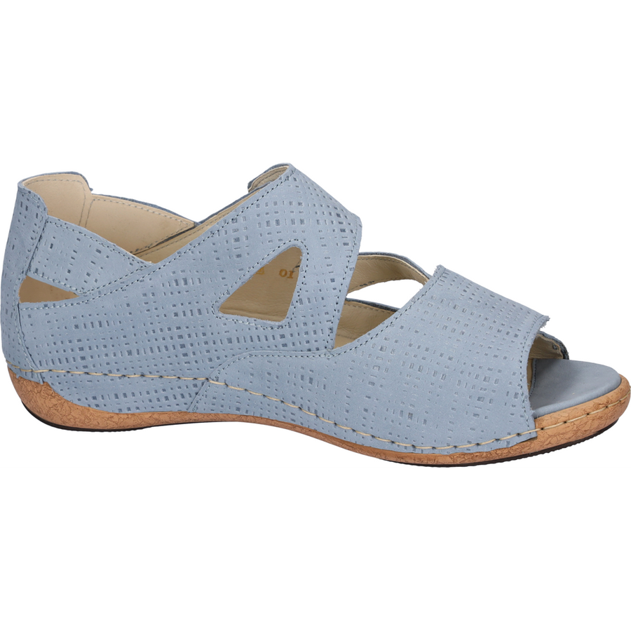 Waldlaufer Heliett 342025-177-267 Ladies Blue Sandals