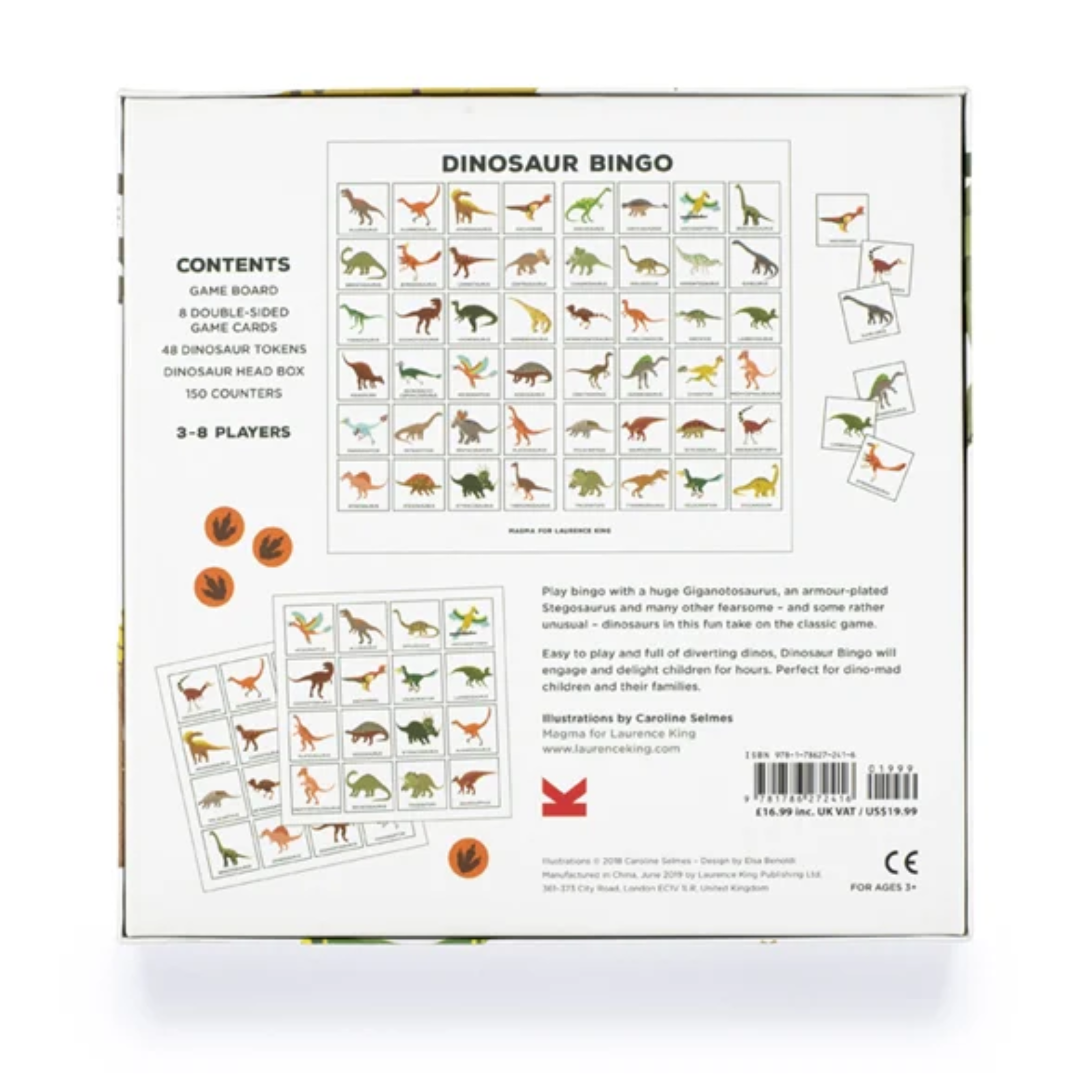 Laurence King Laurence King Dinosaur Bingo Multi Gifts