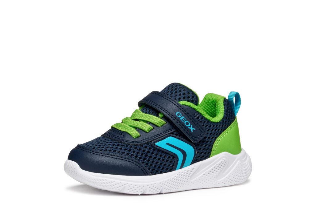 Geox Geox B SPRINTYE BOY B454UC 01454 C0749 Boys Navy / Lime Trainer NAVY/LIME Boys