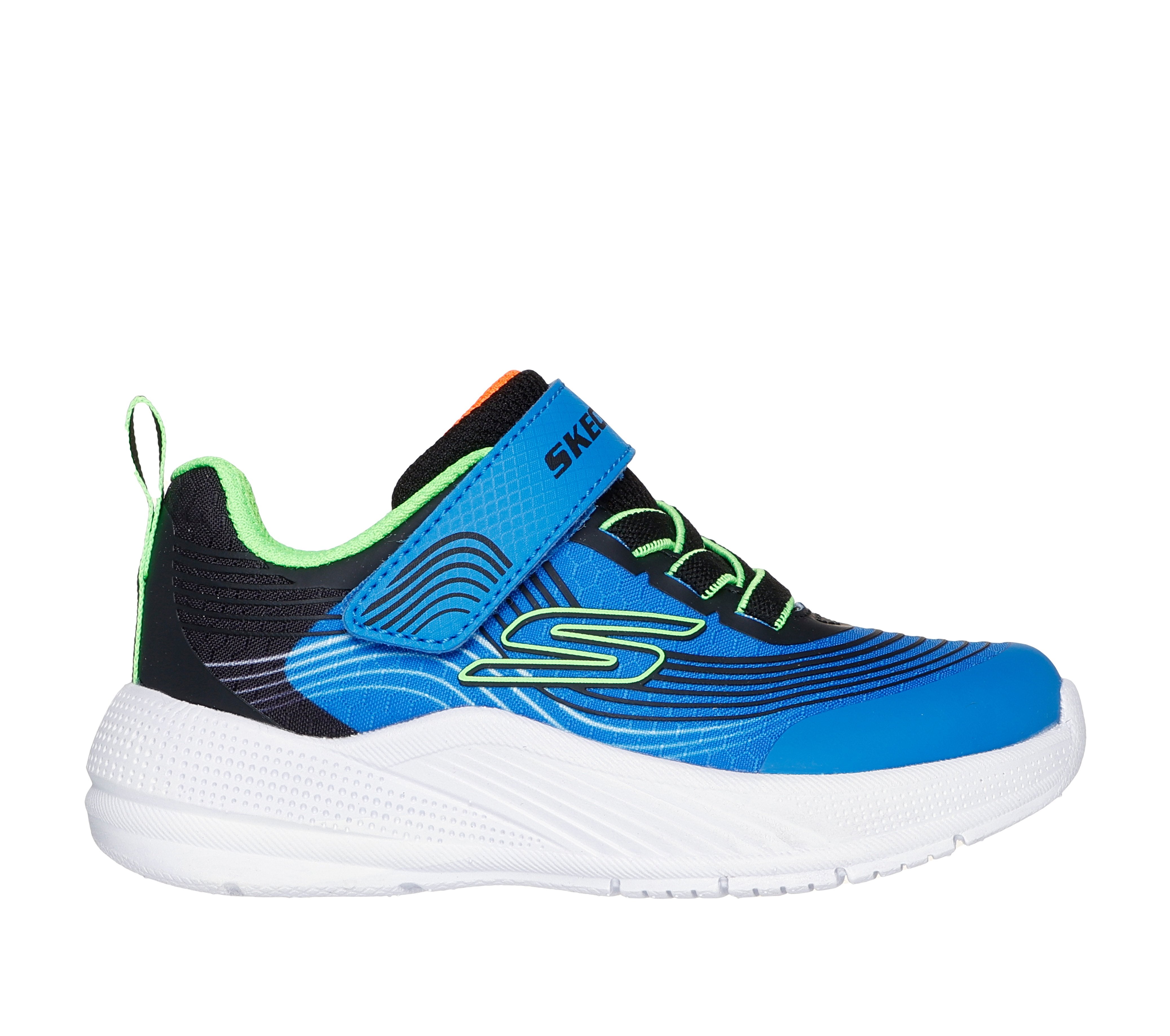 Skechers Skechers Microspec Advance 403926N Boys Blue / Lime Trainer BLLM Boys
