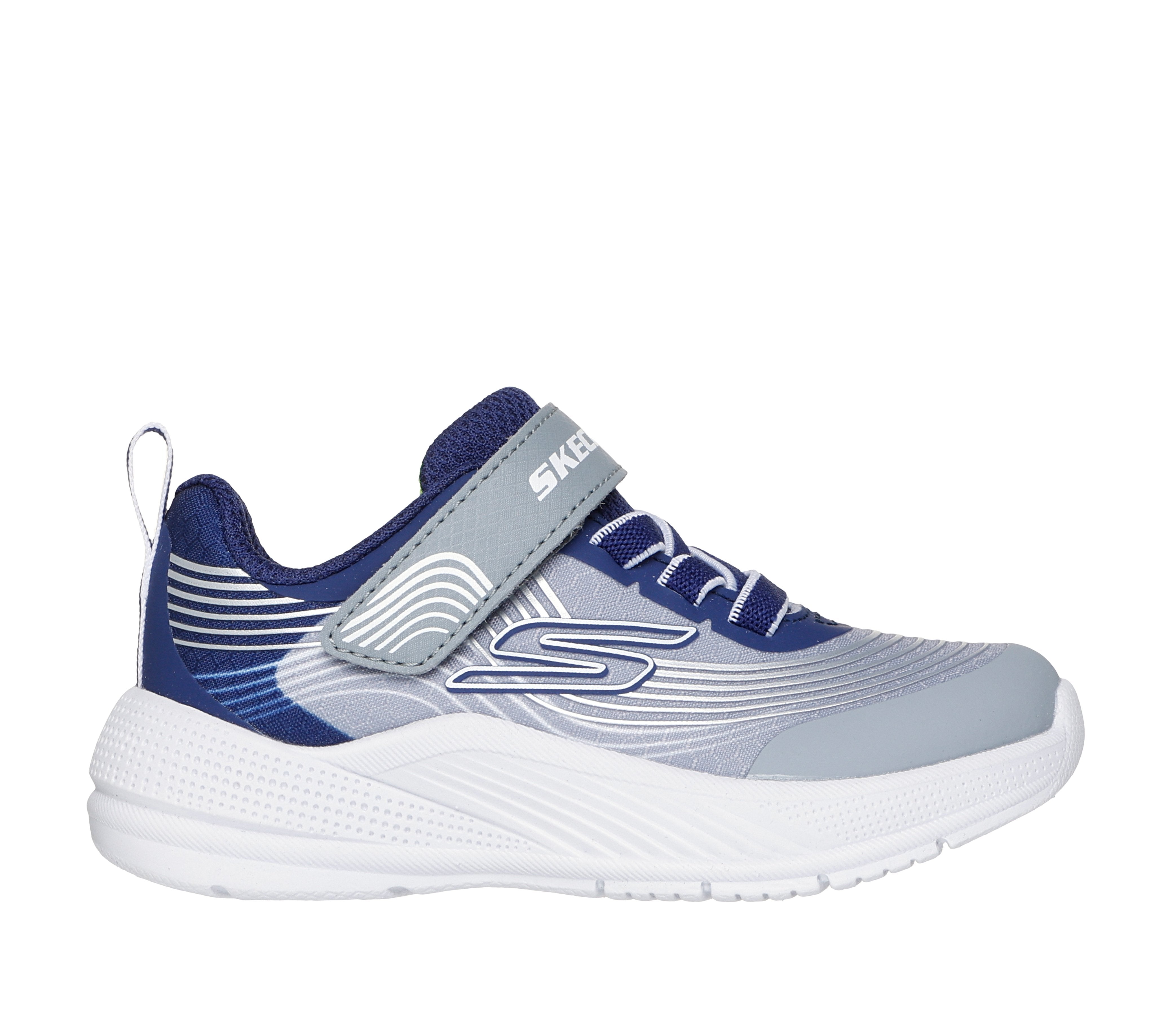 Skechers Skechers Microspec Advance 403926N Boys Navy / Light Grey Trainer NVLG Boys