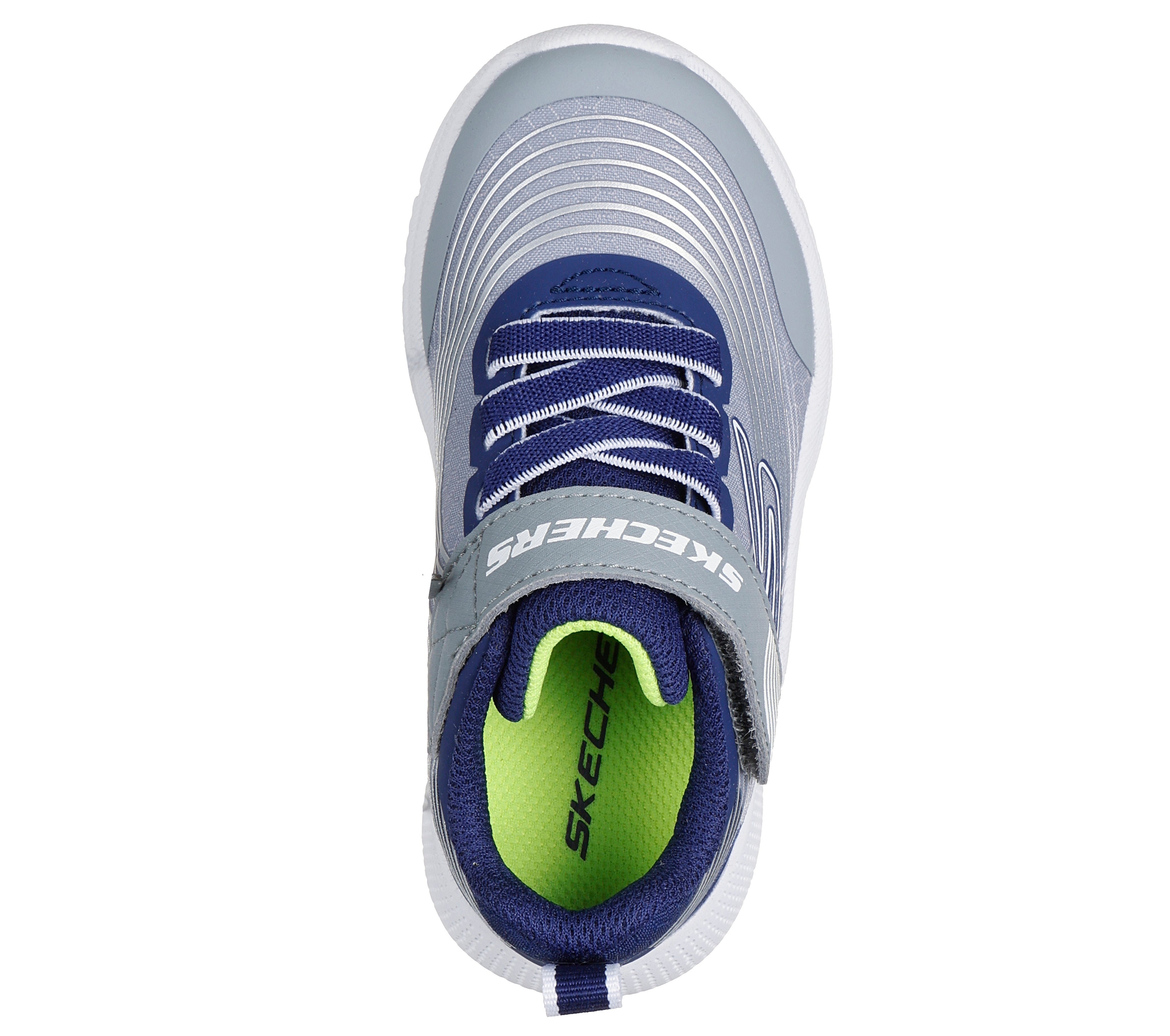 Skechers Skechers Microspec Advance 403926N Boys Navy / Light Grey Trainer NVLG Boys