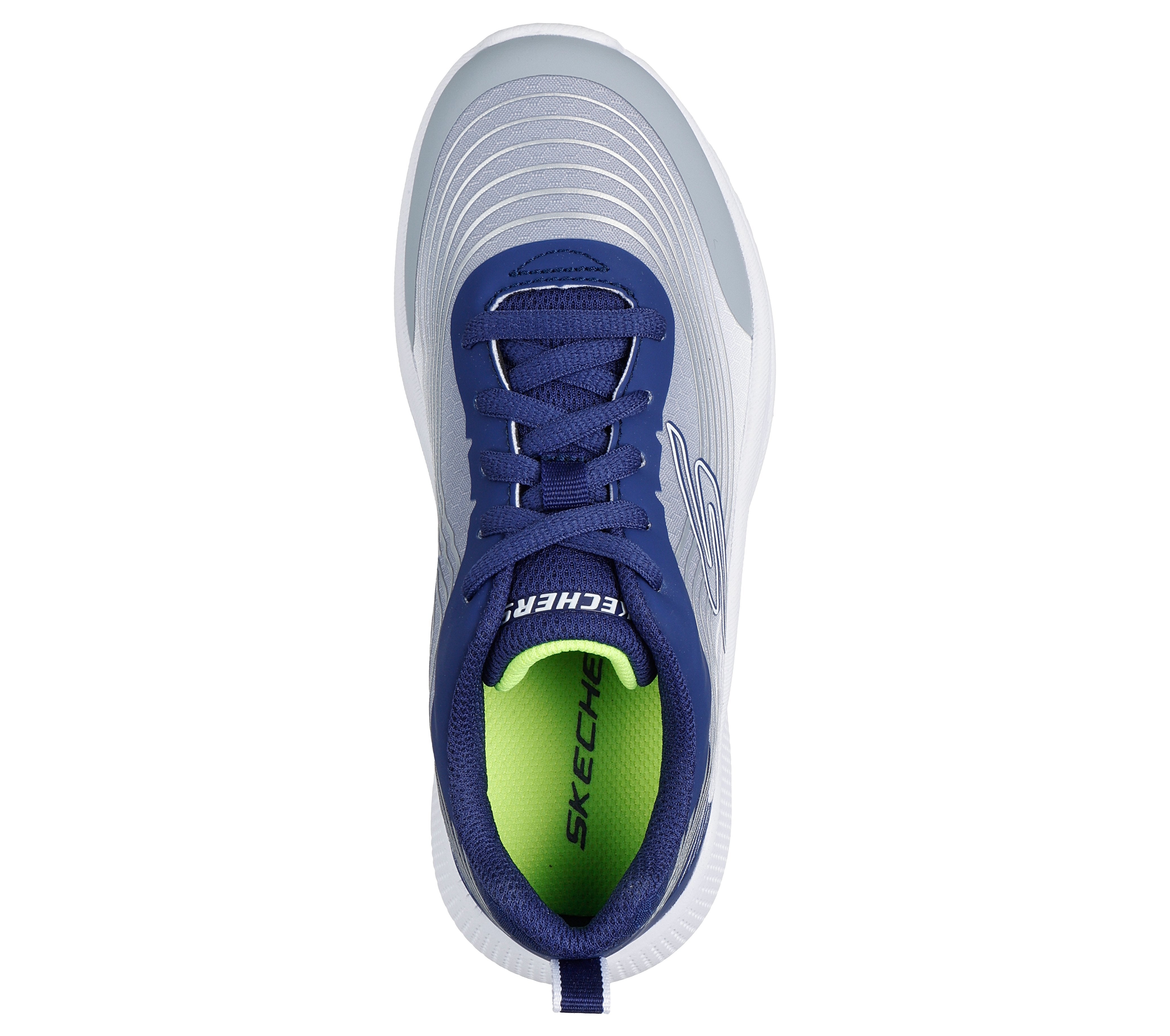 Skechers Skechers Microspec Advance 403927L Boys Navy / Lt Grey Trainer NVLG Boys