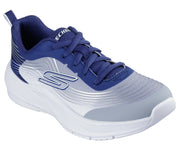 Skechers Microspec Advance 403927L Boys Navy / Lt Grey Trainer