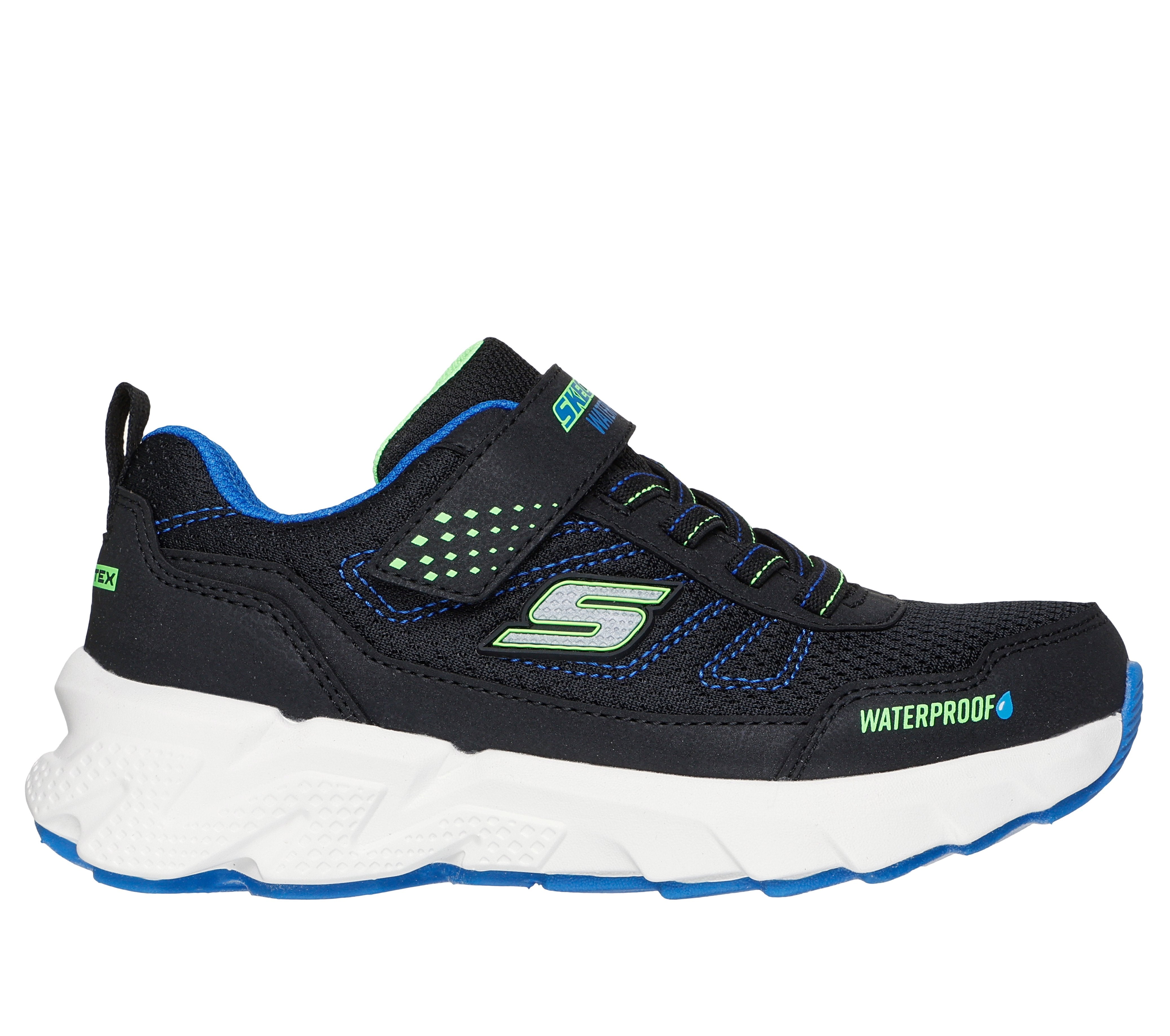 Skechers Skechers Elite Sport Tread 406334L Boys Black / Blue Waterproof Trainer BKBL Boys