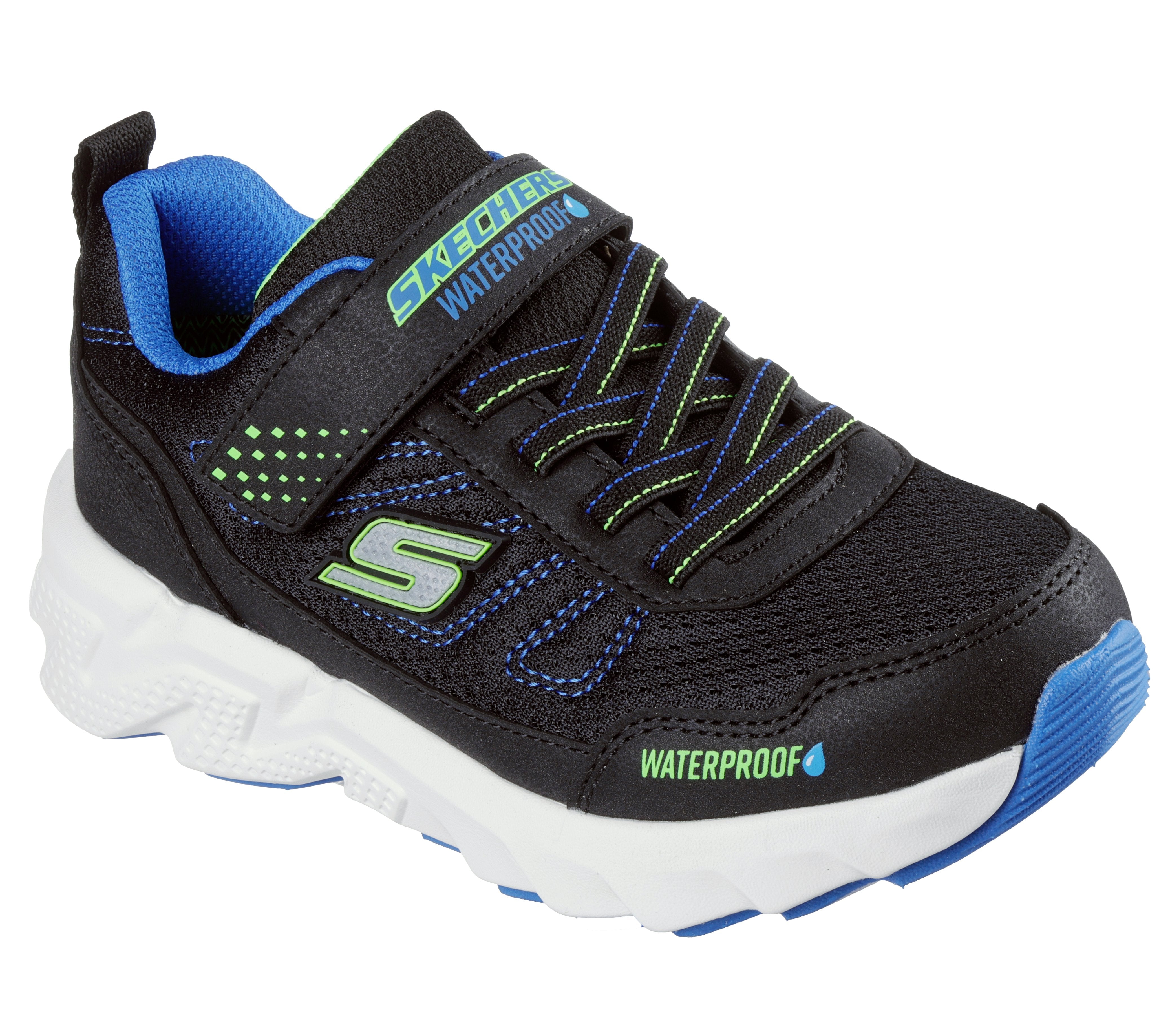 Skechers Skechers Elite Sport Tread 406334L Boys Black / Blue Waterproof Trainer BKBL Boys