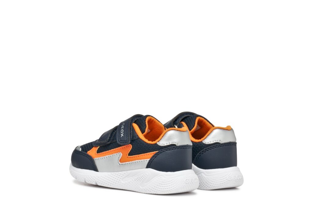 Geox Geox B SPRINTYE BOY C B564UC 0BC14 C0659 Boys Navy / Orange Trainer NAVY/ORANGE Boys