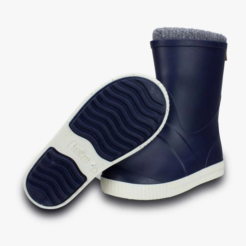 Wave Pale Blue Sock Lined Welly M40001601