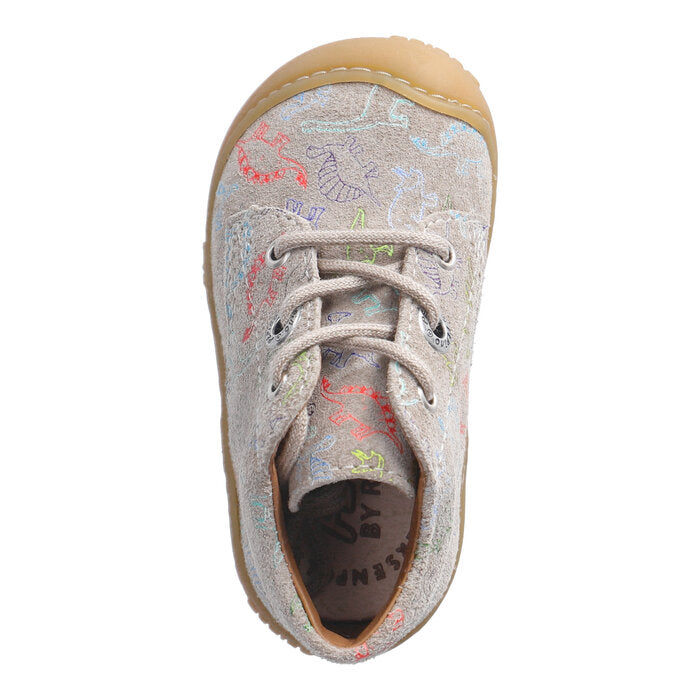 Ricosta Ricosta Dots 50 1200502/650 Beige Dinosaur Boot Beige Dinosaur Print Unisex