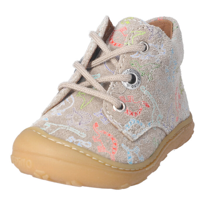 Ricosta Ricosta Dots 50 1200502/650 Beige Dinosaur Boot Beige Dinosaur Print Unisex