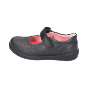 Ricosta Lillia 50 8600102/090 Black Leather School Shoes