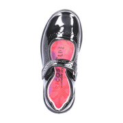 Ricosta Lillia 50 8600102/093 Black Patent School Shoes