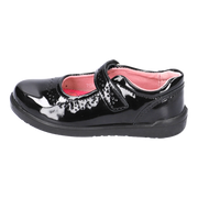 Ricosta Lillia 50 8600102/093 Black Patent School Shoes