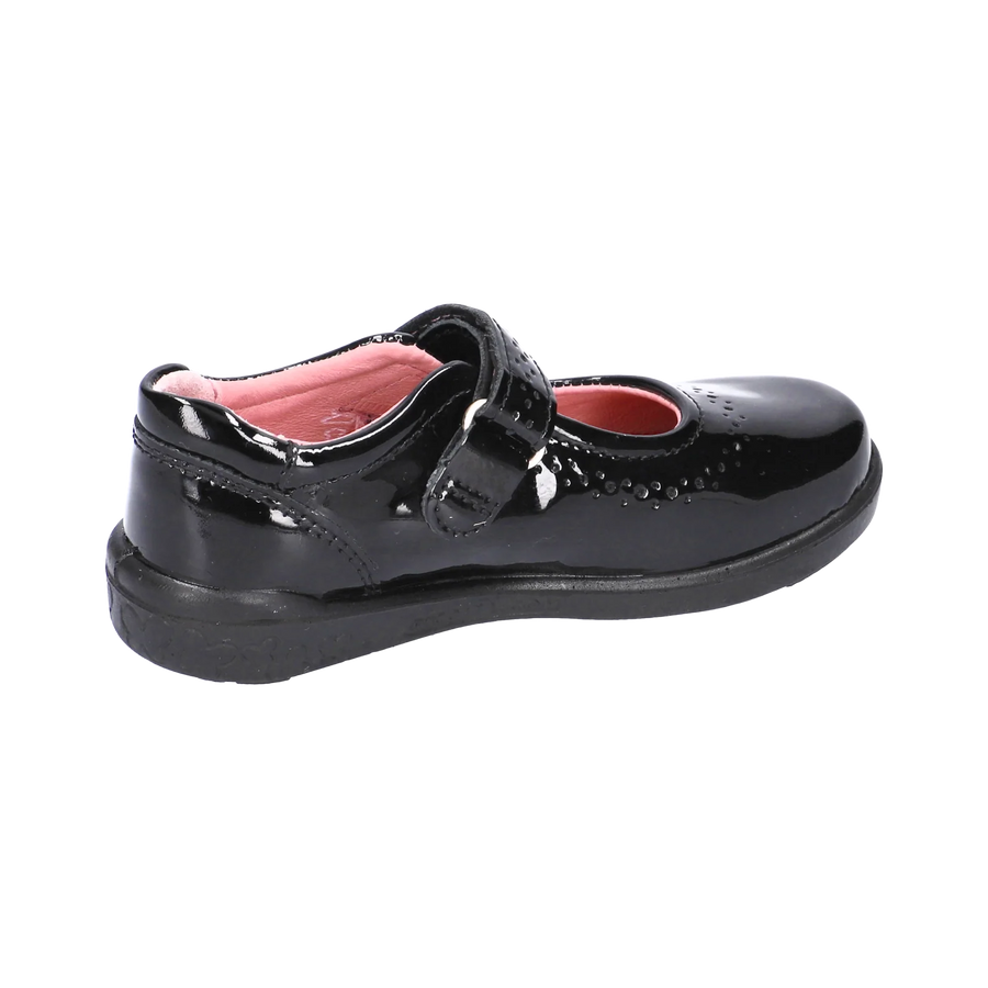 Ricosta Lillia 50 8600102/093 Black Patent School Shoes