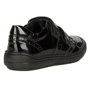 Geox J Hadriel G.G J947VG 00066 Black Patent School Shoes