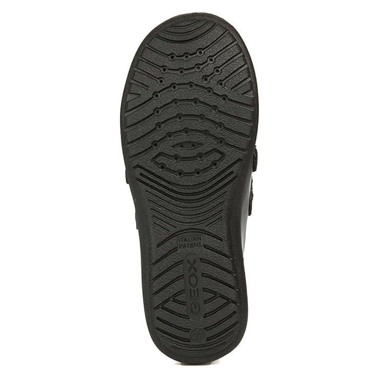 Geox J Hadriel G.G J947VG 00066 Black Patent School Shoes
