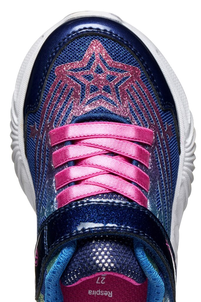 Geox Geox J Assister Girl J56E9B Blue / Multicolour Girls Trainer BLUE/MULTICOLOR Girls