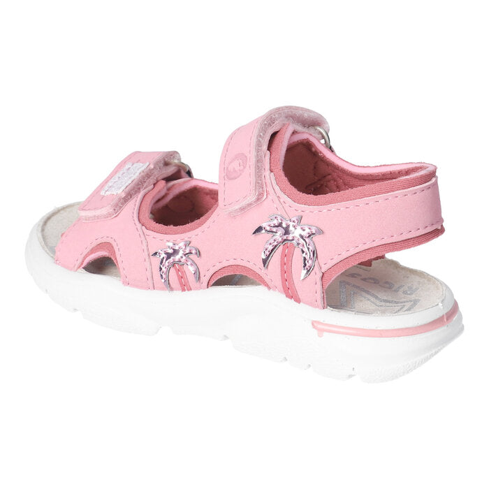 Ricosta Carmi 50 6701900/330 Pink Palm Tree Sandals
