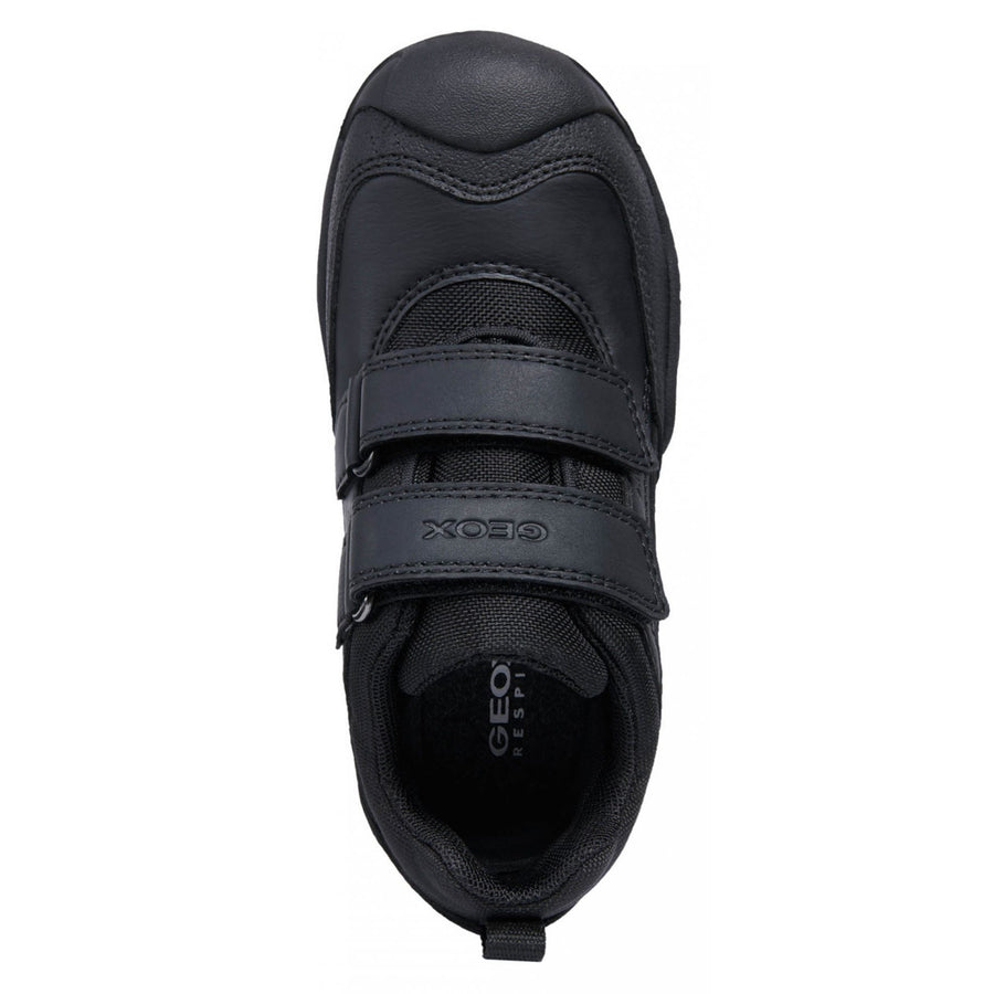 Geox J N SAVAGE TEX J841WB 05411 C9999 Black School Shoes