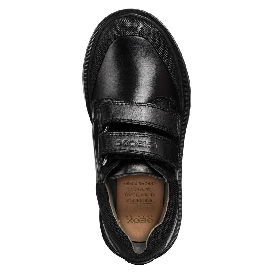 Geox J RIDDOCK J847SF 00043 Black School Shoes