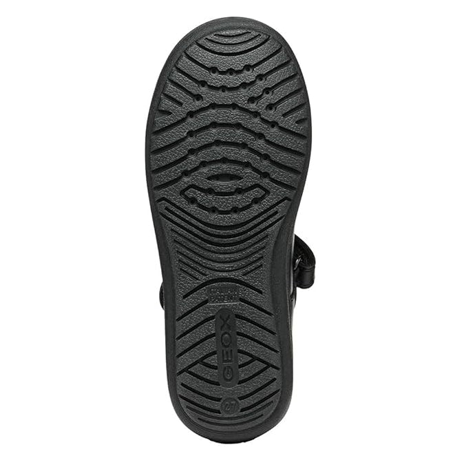 Geox J Hadriel  G.A J467VA Girls Black School Shoes