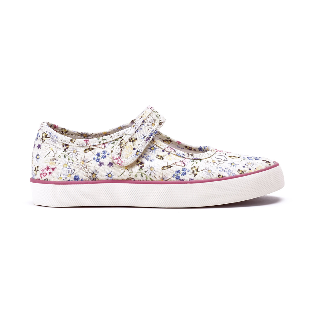 Start-Rite Blossom Bees 6203_4 Floral Vegan Canvas  F Width Fitting