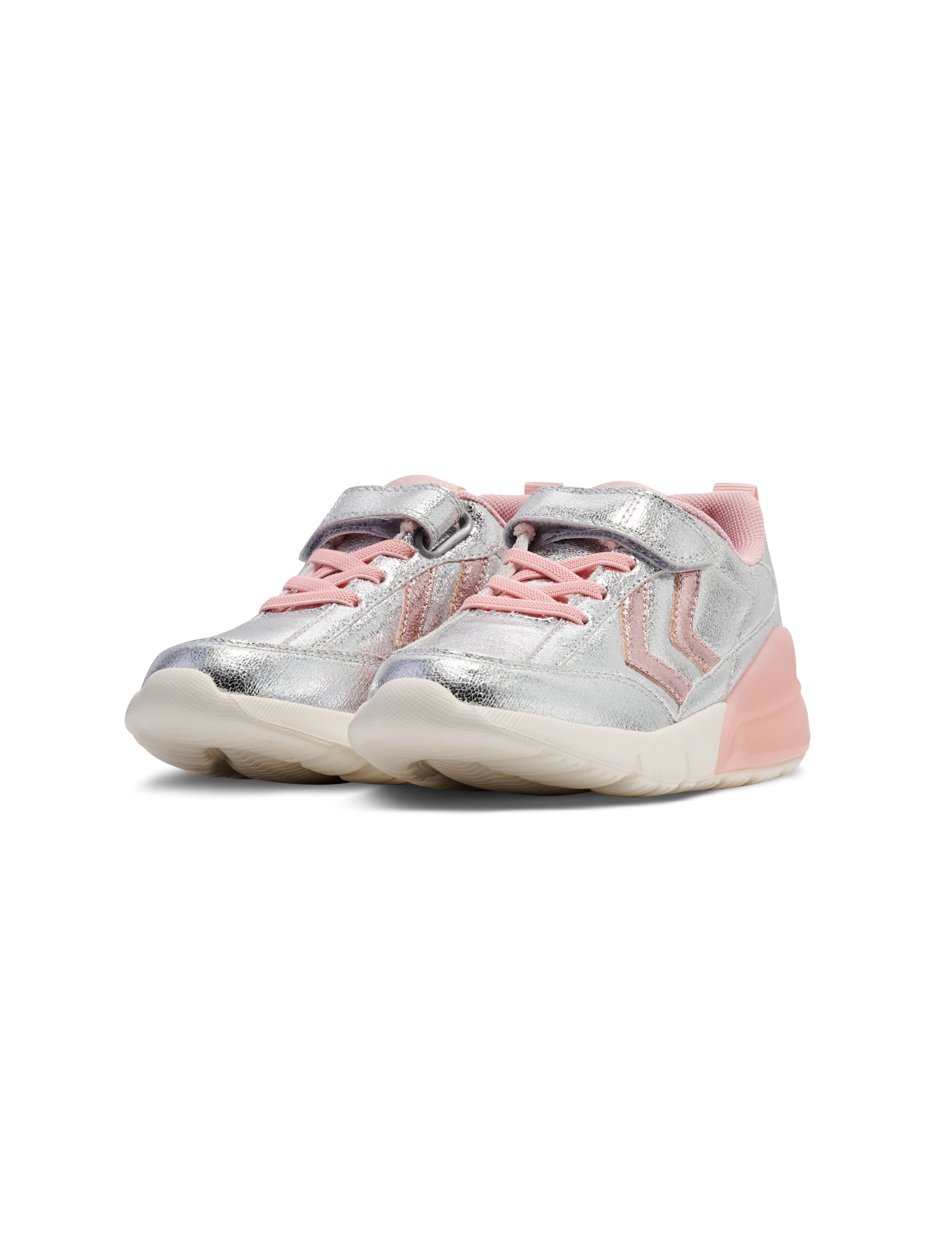 Hummel Hummel Daylight Glitter Jr Girls Silver Trainer 224690 Silver Girls