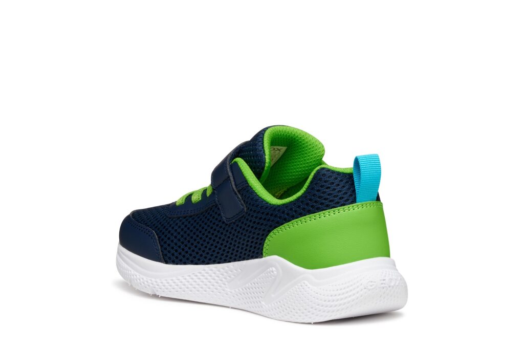 Geox Geox J SPRINTYE B. A J36GBA 01454 C0749 Boys Navy / Lime Trainer NAVY/LIME Boys