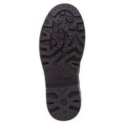Geox J Casey Lace J6420N 000HH Black Patent School Shoes