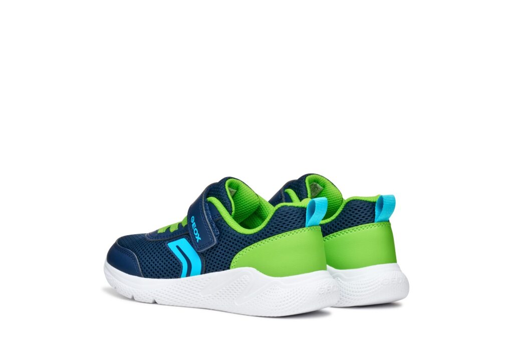 Geox Geox J SPRINTYE B. A J36GBA 01454 C0749 Boys Navy / Lime Trainer NAVY/LIME Boys
