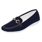 DB Shoes ALPHA 6V 74243N Ladies Navy 6V OR 2V Loafer Shoe