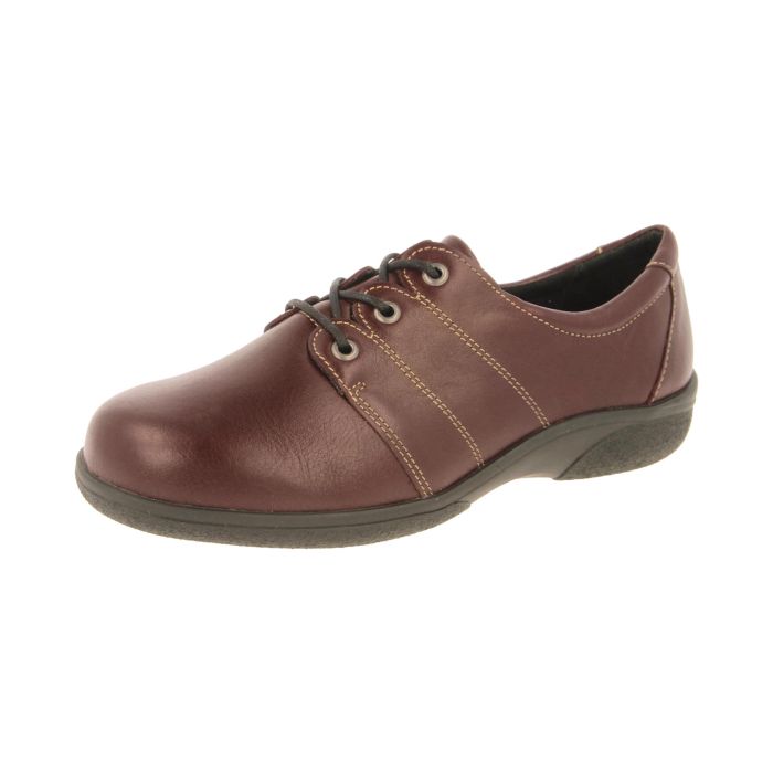 DB Shoes Swan 70996R Ladies Burgundy Lace 6V Shoe