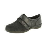 DB Shoes FIRECREST 6V 70999A Black / Stretch Ladies Shoe