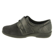 DB Shoes FIRECREST 6V 70999A Black / Stretch Ladies Shoe