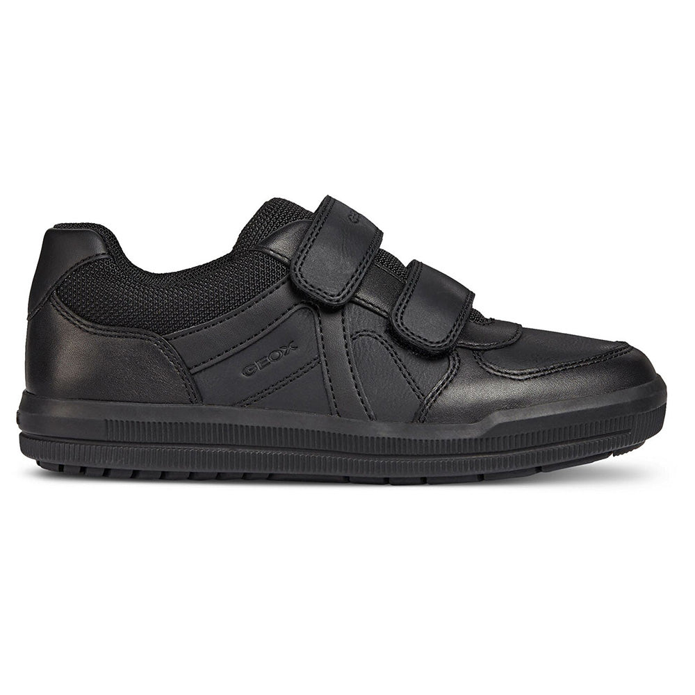Geox J ARZACH B.E J844ae 05443 C999 Black School Shoes