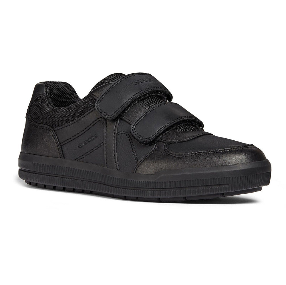Geox J ARZACH B.E J844ae 05443 C999 Black School Shoes