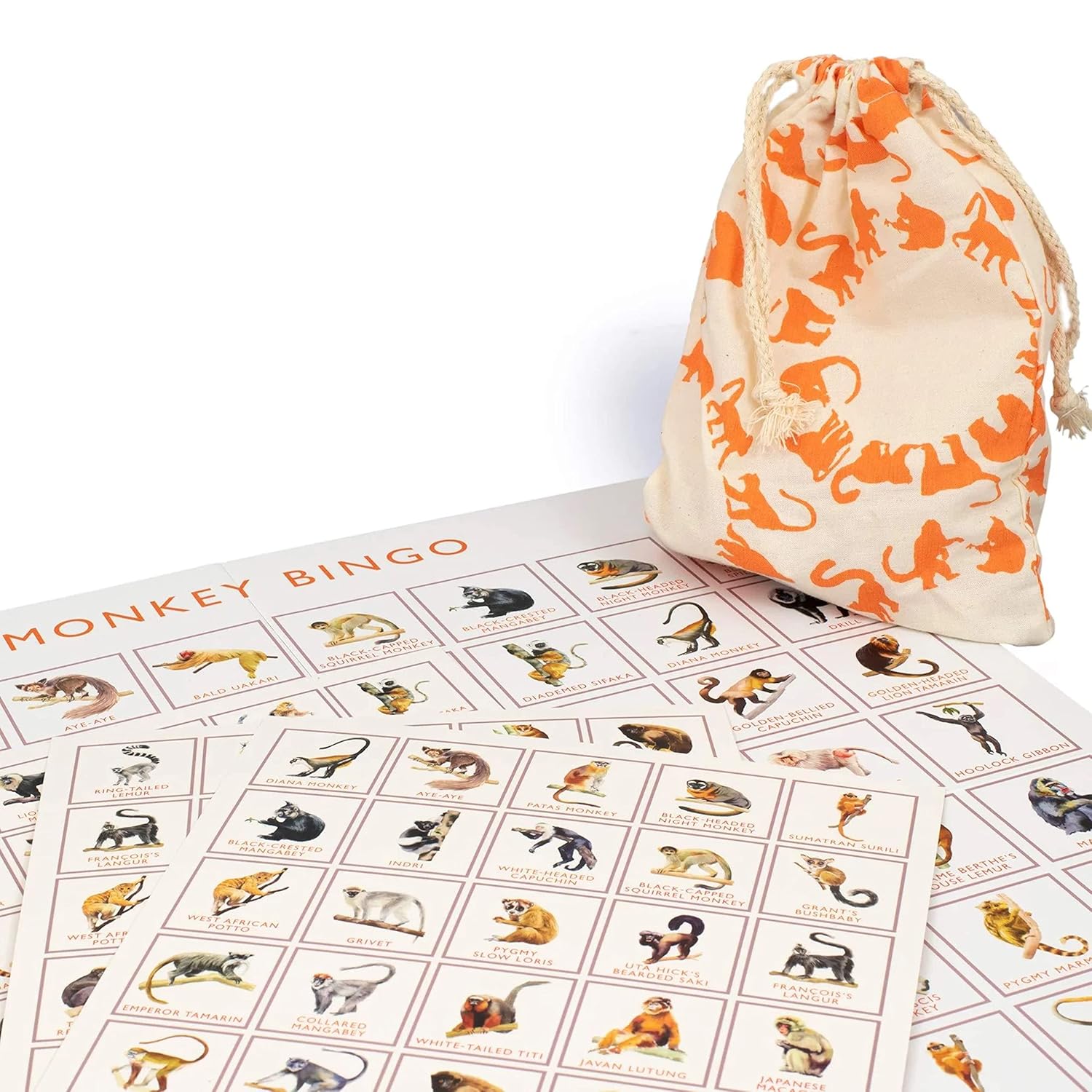 Laurence King Laurence King MONKEY BINGO Lk Monkey Bingo Multi Gifts
