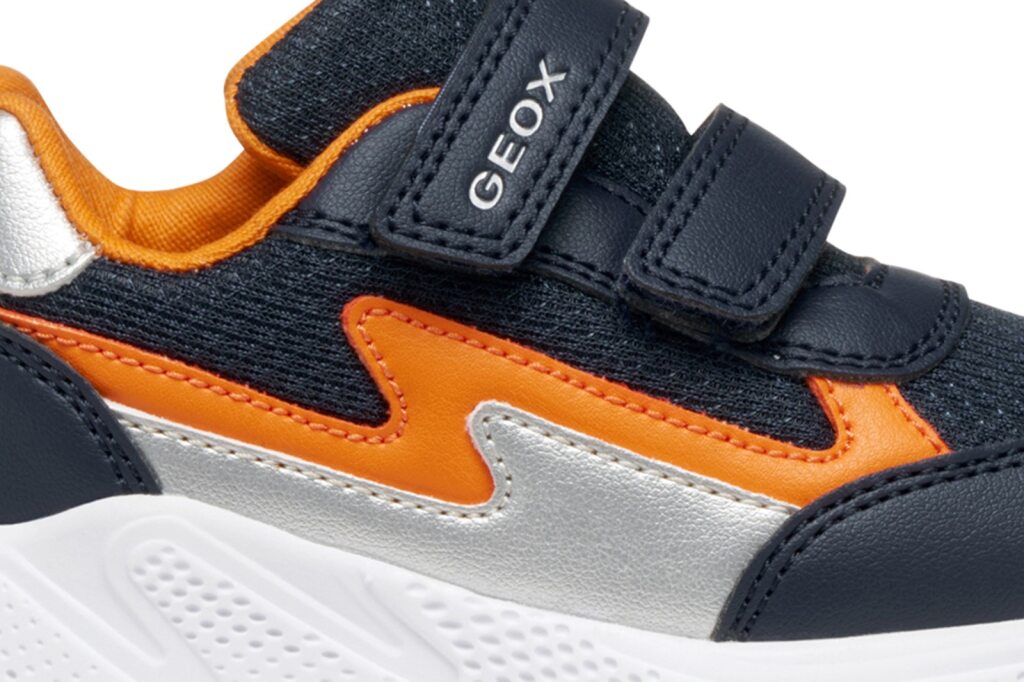 Geox Geox B SPRINTYE BOY C B564UC 0BC14 C0659 Boys Navy / Orange Trainer NAVY/ORANGE Boys