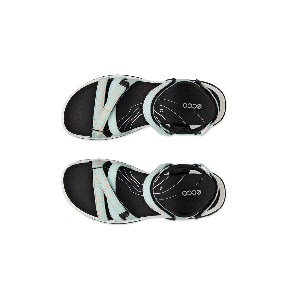Ecco Ecco Offroad Roam Lea/Tex 85330361247 Ladies Emerald Sandals Emerald/Dusty Peach Ladies