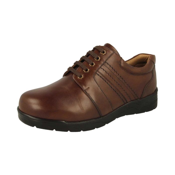 DB Shoes Derek Brown Leather 89217B 2V